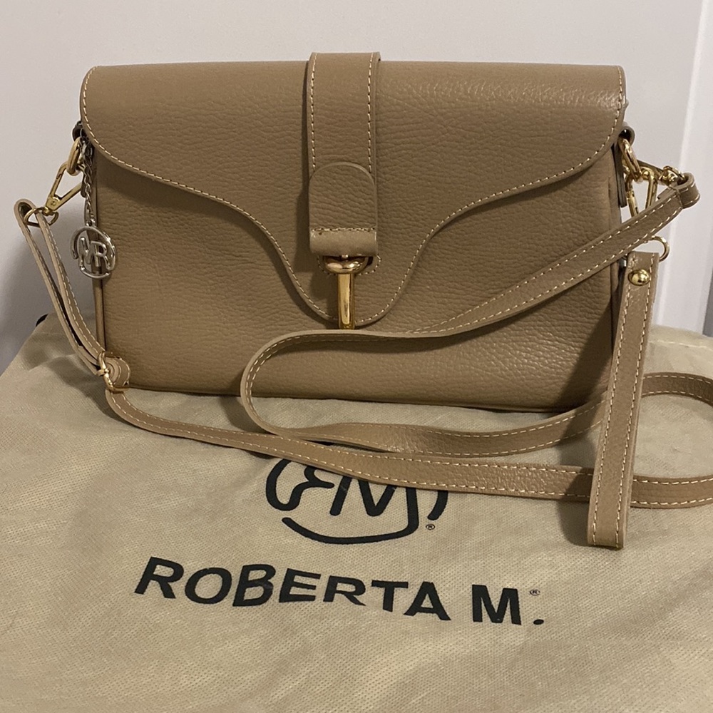 Roberta M leather shoulder bag